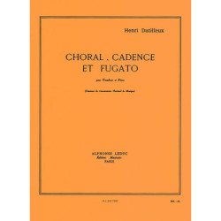 Choral, Cadence et Fugato