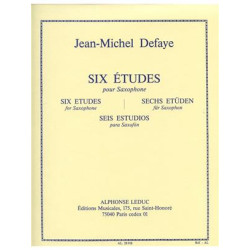 6 Etudes pour saxophone