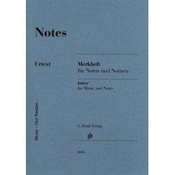 Cahier de musique 14 portées