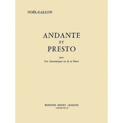 Andante et Presto