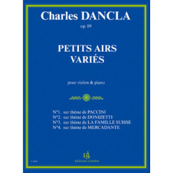 Petits airs vairés Op.89