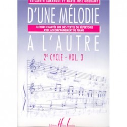 D'une mélodie à l'autre Vol. 3