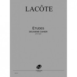 Etudes Etudes pour Orgue...