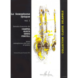 Le Saxophone lyrique volume 1