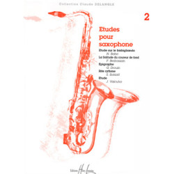 Etudes pour saxophone 2