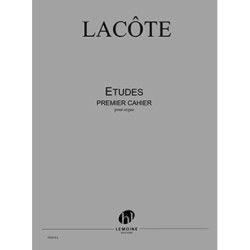 Etudes pour Orgue 1er cahier