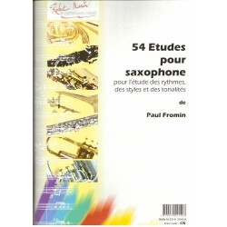 54 Etudes pour saxophone