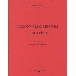 Leçons progressives de solfège