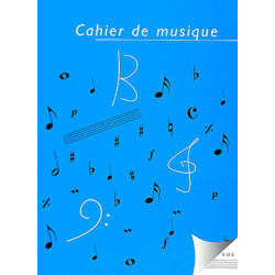 Cahier 14 portées à spirales