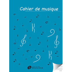 Cahier 14 portées à spirales