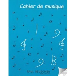 Cahier de musique, 32 pages