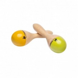 Maracas en bois peint...