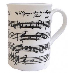 Mug blanc, manuscript