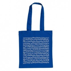 Tote bag, bleu