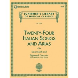 24 Italian songs and Arias...