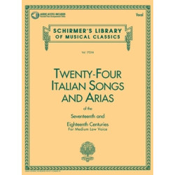 24 Italian songs and Arias...