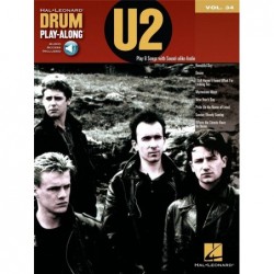 U2 Drum Play-Along Volume 34