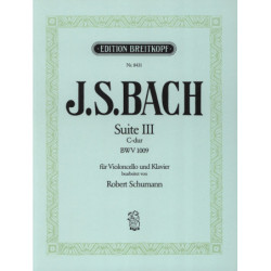 Suite III Bwv 1009 en do...