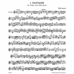 12 Fantaisies Twv 40