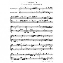 Sonates canoniques op.5 TWV...