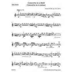 Concerto en la min  Op. 3/6