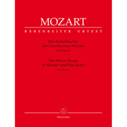 Livre de musique de Mozart...