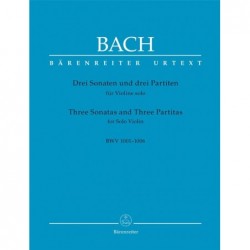 3 Sonates et 3 Partitas Bwv...