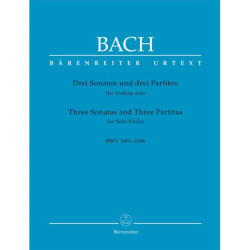 3 Sonates et 3 Partitas Bwv...