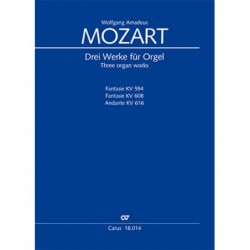 Oeuvres pour Orgue Kv 594,...