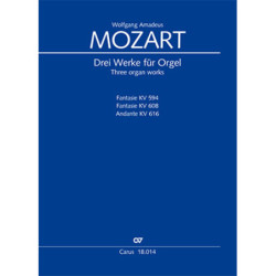 Oeuvres pour Orgue Kv 594,...