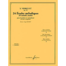 24 Etudes mélodiques Op. 65...