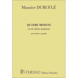 Quatre motets sur des...