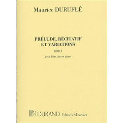 Prélude récitatif et...