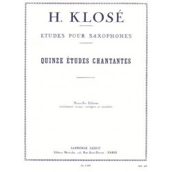 Quinze Etudes Chantantes