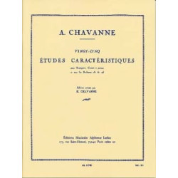 25 Etudes caractéristiques