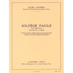 Solfège facile - Clé de fa 4